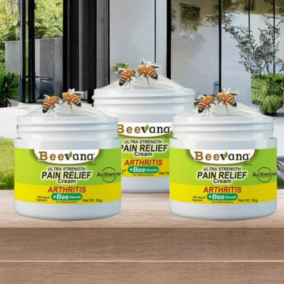ACTIWOW BeeVana Pain Cream for Sore Joints & Swollen Muscles Pack of 3 Cream(3 x 16.67 g)