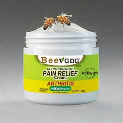 ACTIWOW BeeVana Relief Cream for Painful Muscle & Tendon Strains Cream(50 g)