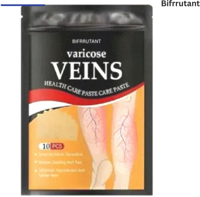 BIFRRUTANT Varicose Veins Patches 10 Pcs Herbal Circulation Support Solution Plaster & Patch(10 g)