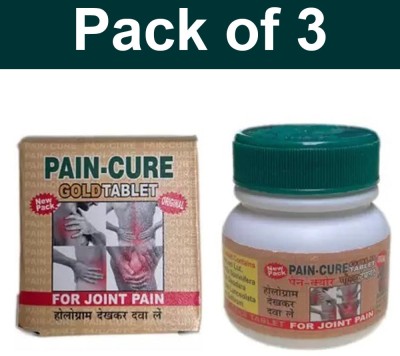 vitaherbal Pain Cure Gold Tablet (pack of 3) Tablets(3 x 40 Units)