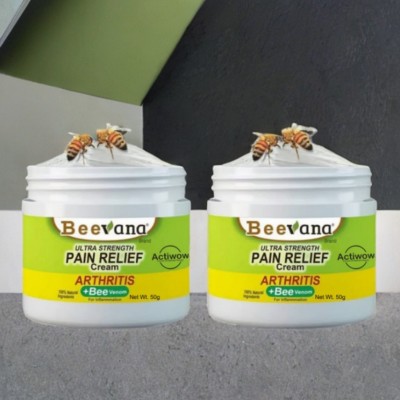 ACTIWOW BeeVana Pain Cream for Swollen Joints & Sore Muscles Pack of 2 Cream(2 x 25 g)