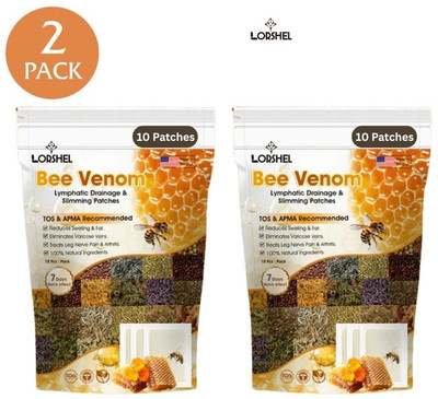 LORSHEL Bee Venom Foot Patches for Deep Sleep and Stress Relief Detox Plaster & Patch(100 g)