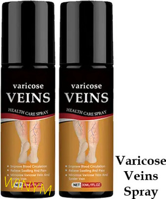 Winym Varicose Vein Relief Spray – Herbal Strength Formula Pack of 2 Spray(2 x 100 ml)