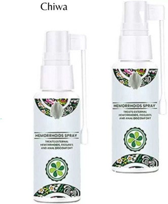 CHIWA Eelhoe Herbal Hemorrhoid Spray | Fast-Acting Relief for Hemorrhoids and Piles Spray(2 x 50 ml)