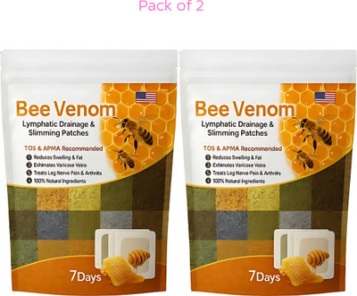 Gyoda bee venom detox foot patches slimming pads herbal honey bee venom therapy Plaster & Patch(2 x 50 g)
