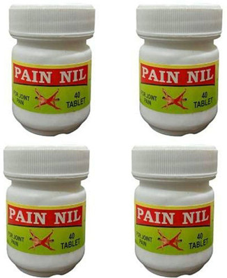HRKH Pain Nil Tablets For Joint Pain (4 Bottles x 40 tablets) Tablets(4 x 40 Units)