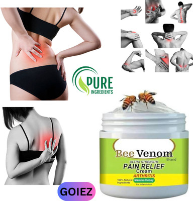 GOIEZ Bee Venom Cream For Aches, Strains And Joint Soreness (100g) Cream(100 g)