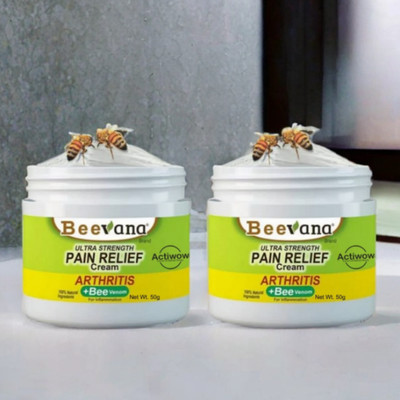 ACTIWOW BeeVana Relief for Chronic Muscle Aches Pack of 2 Cream(2 x 25 g)