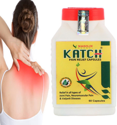 Masolin Herbal Katch - Ayurvedic Pain Relief Capsule 60Caps Capsules(60 Units)