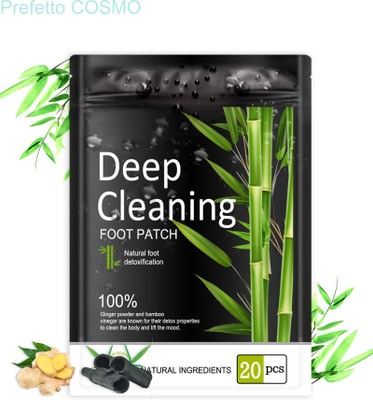 Prefetto COSMO Natural Detox Foot Patches – Easy Home Detox Therapy Plaster & Patch(10 Patches)