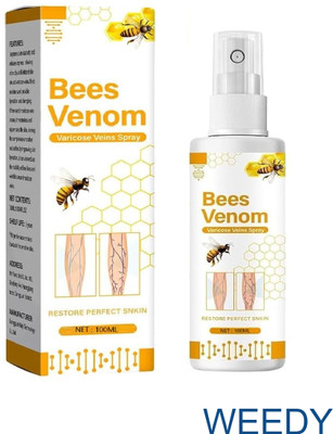 WEEDY Bee Venom Varicose Veins Treatment Spray - Fast Relief for Legs Liquid(100 ml)