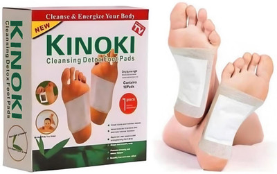 adbeni Detox Foot Pads (10 Pads), Premium Toxin Removal, Cleansing & Relaxation Patches Plaster & Patch(70 g)