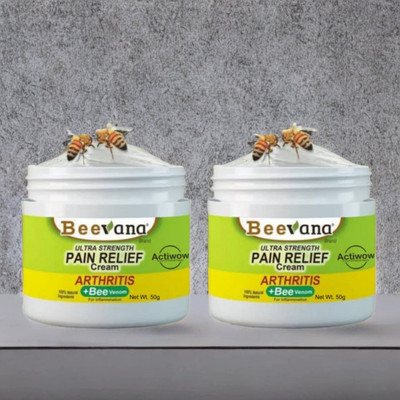 ACTIWOW BeeVana Relief for Chronic Muscle & Joint Discomfort Pack of 2 Cream(2 x 25 g)