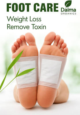 Daimaa Organics Foot Patch Pain Stress Relief Body Cleansing Toxins Remover Plaster & Patch(10 x 1 Patches)