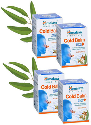 HIMALAYA COLD BALM RAPID ACTION 45g Each, Pack of 4 Balm(4 x 45 g)
