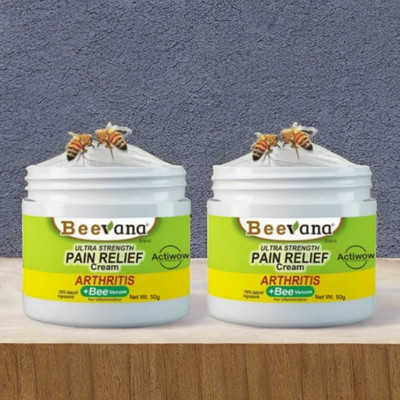 ACTIWOW BeeVana Pain Relief for Upper Body & Joint Soreness Pack of 2 Cream(2 x 25 g)