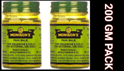 Monison Monisons Pain Balm 100 gm pack of Balm(2 x 50 g)