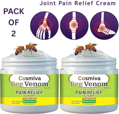 COSMIVA BeeVenom Joint & Bone Therapy Cream for Pain Relief Cream(2 x 50 g)