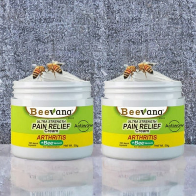 ACTIWOW BeeVana Pain Cream for Healing Muscle & Joint Pain Pack of 2 Cream(2 x 25 g)