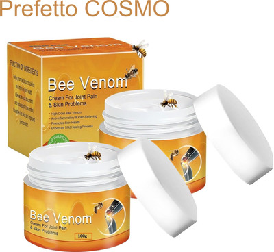 Prefetto COSMO Bee Venom for Quick Bone Pain Healing & Recovery Cream(2 x 100 g)