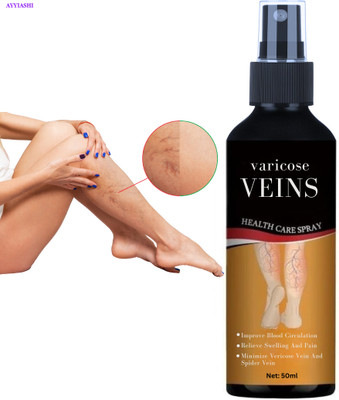 AYYIASHI Herbal Healing Vericose Veins Treatment Original Spray Skin Friendly Use Liquid(50 ml)