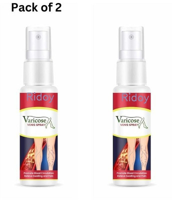 Ridoy Spray Varicose Veins: Fast Solution for Vein Discomfort Liquid(2 x 100 ml)