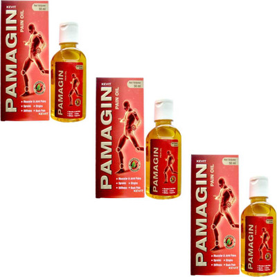 Kevit Pamagin ayurvedic Pain oil Liquid(3 x 50 ml)
