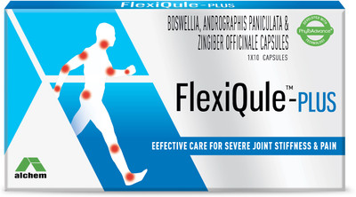 FlexiQule -Plus Joint Pain Relief Capsules | Severe Pain & Stiffness | Pack of 6 Capsules(6 x 1 Units)
