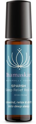 Namaskar Sleep Relief Roll-On | Sparsh | Natural Essential Oil for Calming & Sleep Aid Liquid(10 ml)