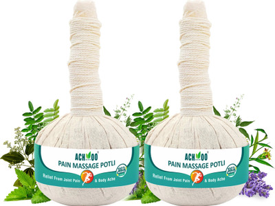 ACH...OO Achoo Pain Massage Potli-Ayurvedic Massage For Joint and Muscle Pain Relief Powder(2 x 100 g)