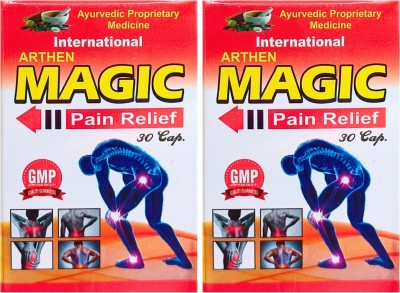 HERBSHD Magic Pain Relief Capsule | Joint / Joint / Arthritis/ Muscle Pain Relief Capsules(2 x 30 Units)