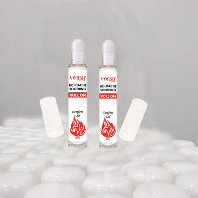 VOIISH Headache Roll on Faster Relaxation Unit2 natural ingredients Liquid(2 x 10 g)
