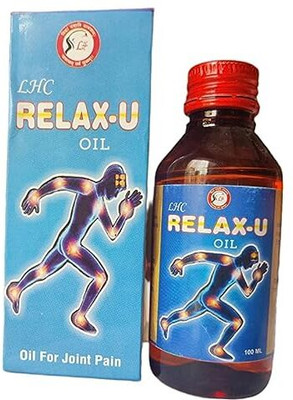 lavanya health care Relax-U Oil Quick Pain Relief for Joints and Muscular Massage Liquid(5 x 100 ml)