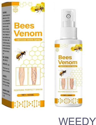 WEEDY Bee Venom Spray for Varicose Veins - Fast Acting Solution for Pain Relief Liquid(100 ml)