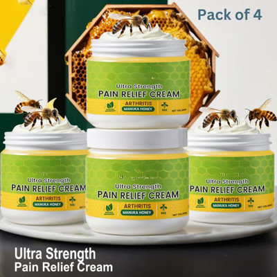 Bee Venom O Joint & Leg & Shoulder & Knees Pain Relief MahaPack Cream(4 x 100 g)