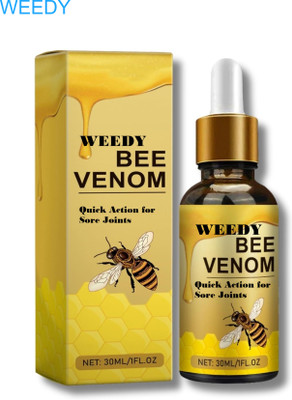 WEEDY Bee Venom Oil | Fast Acting for Swelling & Strain Liquid(30 ml)