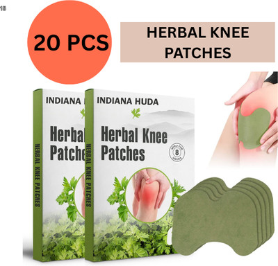 INDIANA HUDA Knee Patches for Instant Relief from Knee Pressure & Pain – Pack of 2 Plaster & Patch(2 x 100 g)
