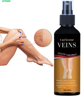 AYYIASHI Herbal Healing Vericose Veins Treatment Spray Improves Leg Flexibility Liquid(50 ml)