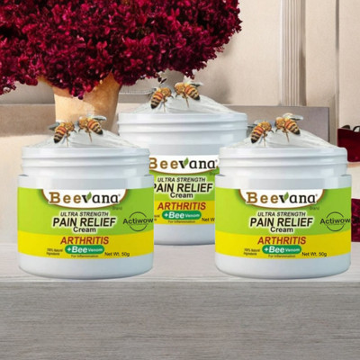 ACTIWOW BeeVana Cream for Natural Muscle Tension Relief Pack of 3 Cream(3 x 16.67 g)