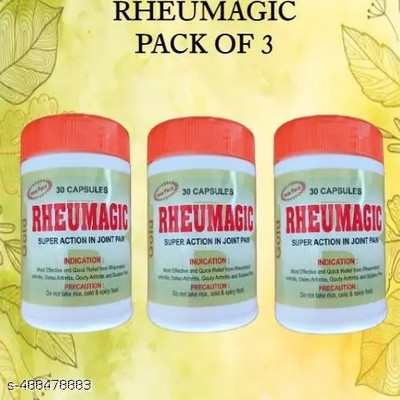 JRA Cure RHEUMAGIC GOLD CAPSULE (pack of 3) Tablets(3 x 30 Units)