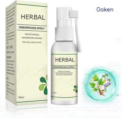 Oaken Herbal Hemorrhoid and Piles Spray - Natural Soothing Fast Relief Spray(50 ml)