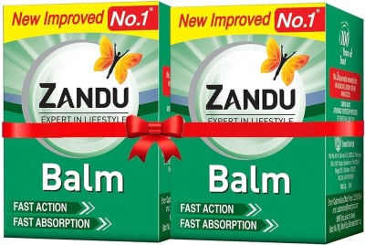 ZANDU Balm Green Fast Action Fast Absorption 100ml Balm(2 x 50 ml)