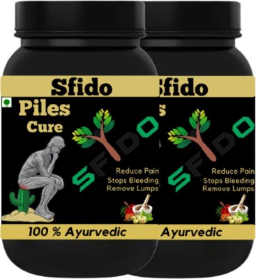 Zemaica Healthcare Sfido, Piles Cure, Stop Piles, Ayurvedic Product, Flavor Mango, Pack of 2 Powder(2 x 100 g)