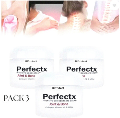 BIFRRUTANT Perfectx Joint & Bone Cream Collagen Support for Hip and Knee Care Plaster & Patch(3 x 50 g)