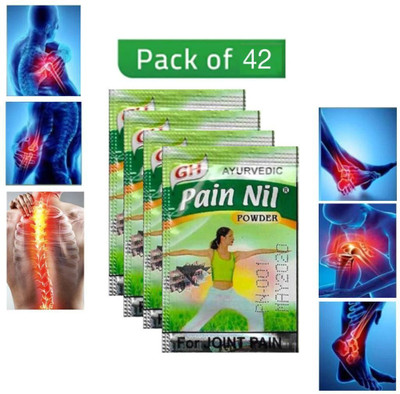 HRKH Pain nil Powder gopal Herbals Ayurvedic for Joint/body/back pain (42 piece) Powder(42 x 1 Units)