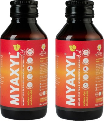 Kerala Ayurveda Myaxyl Oil For Quick Relief from Knee Pain and Sports Injuries 60 Ml (Pack of 2) Liquid(2 x 60 ml)