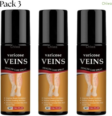 CHIWA Varicose Veins Spray OG Keeps You Comfortable Through Work Liquid(3 x 100 ml)