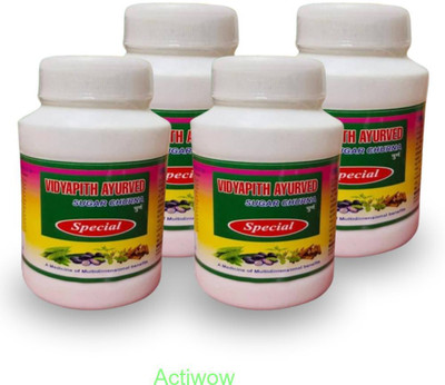 ACTIWOW Vidyapith Sugar Powder for Preventing Insulin Imbalance Pack of 4 A01 Powder(4 x 100 g)