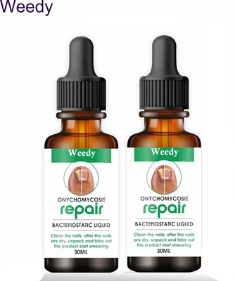 WEEDY Anti-Fungal Nail & Cuticle Oil – Fungal Removal 2 Bottles Liquid(2 x 30 ml)
