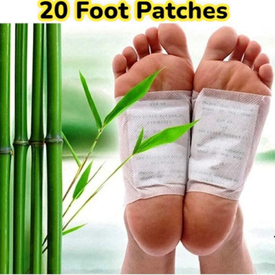 Daimaa Organics Foot Pain Relief Pads Detox Toxins Remover cleansing kit natural adhesive Gel(20 x 1 Patches)